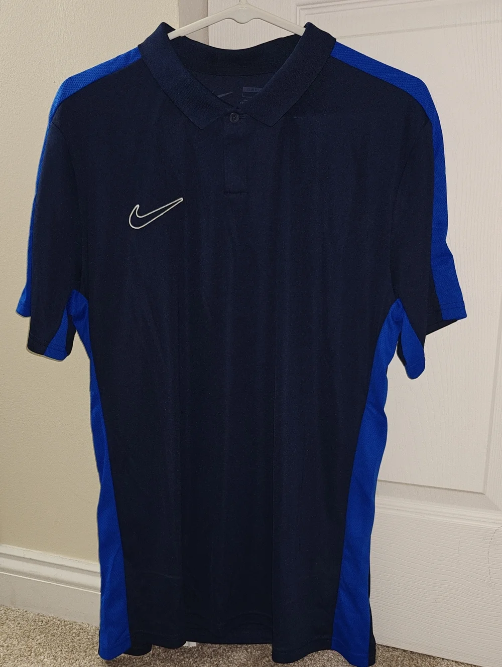 Nike Men's Dark Navy & Royal Blue Performance Polo